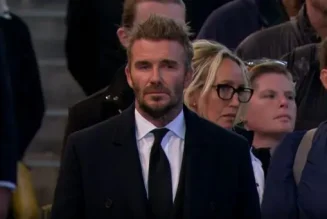 Beckham queues for over 12 hours to see Queen lying in state